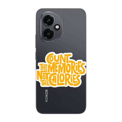 Honor Magic 400 Count the memories not the calories Transparent Silicone TPU Θήκη