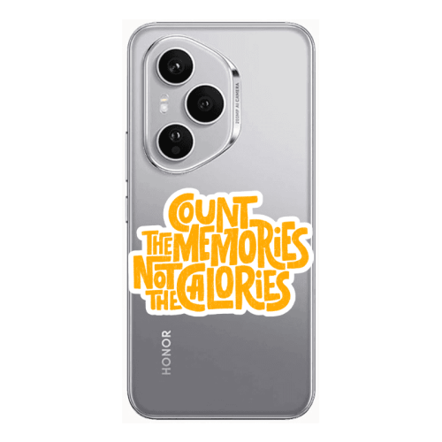 Honor Magic 400 Pro Count the memories not the calories Transparent Silicone TPU Θήκη