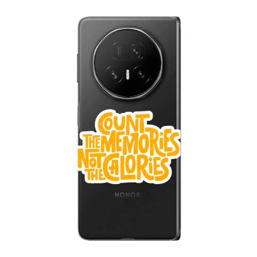 Honor Magic V5 Count the memories not the calories Transparent Silicone TPU Θήκη