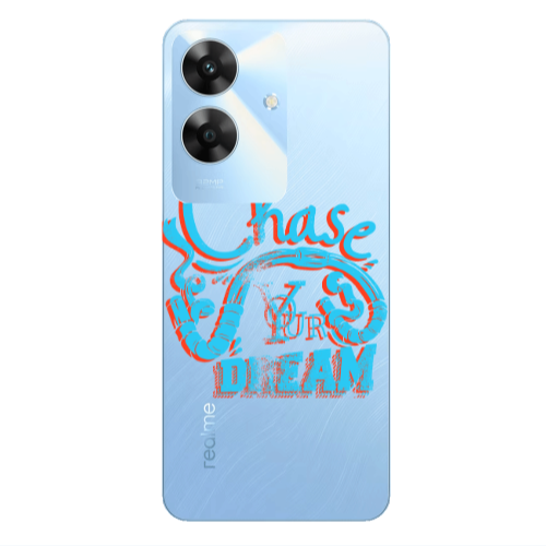 Realme Note 60 Chase Your Dream Transparent Silicone TPU Θήκη