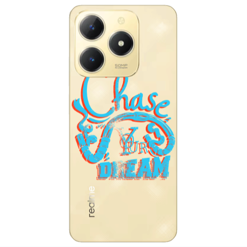 Realme C61 Chase Your Dream Transparent Silicone TPU Θήκη