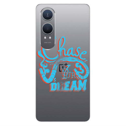 Oneplus Nord Ce 4 lite Chase Your Dream Transparent Silicone TPU Θήκη