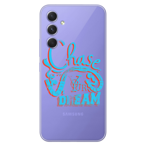 Samsung A56 Chase Your Dream Transparent Silicone TPU Θήκη
