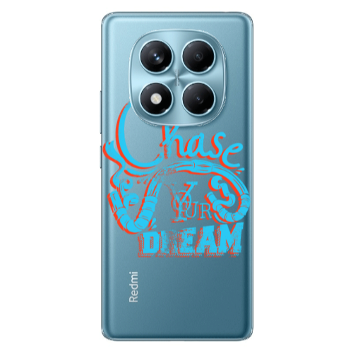 Xiaomi Redmi Note 14 Pro Chase Your Dream Transparent Silicone TPU Θήκη