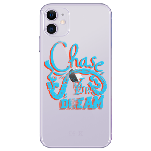 Apple iPhone 11  Chase Your Dream Transparent Silicone TPU Θήκη
