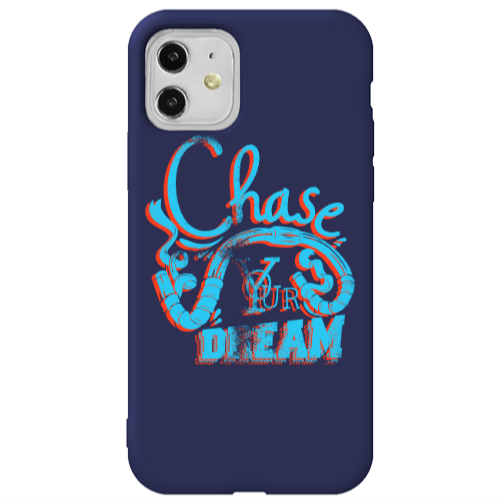 Apple iPhone 11  Chase Your Dream Dark blue Colored Silicone TPU Θήκη