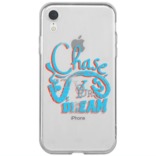 Apple iPhone Xr Chase Your Dream Transparent Silicone TPU Θήκη
