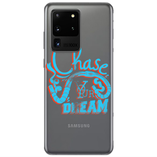 Samsung S20 Ultra Chase Your Dream Transparent Silicone TPU Θήκη