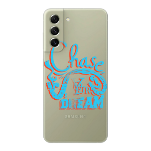Samsung S21 Chase Your Dream Transparent Silicone TPU Θήκη