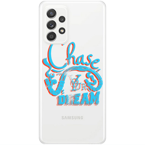 Samsung A33 Chase Your Dream Transparent Silicone TPU Θήκη