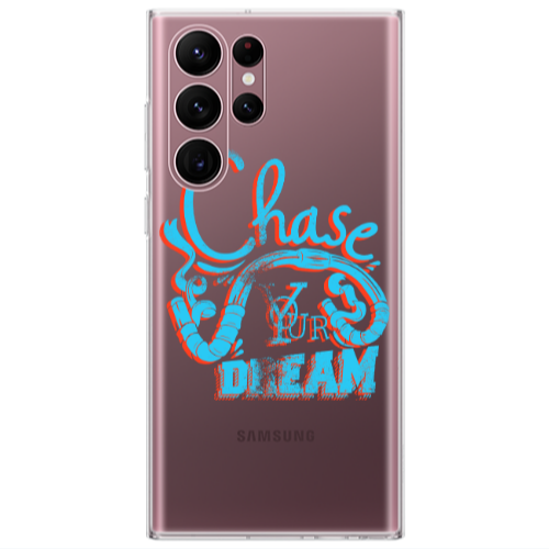 Samsung S22 Ultra Chase Your Dream Transparent Silicone TPU Θήκη