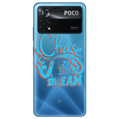 Xiaomi Poco X4 Pro Chase Your Dream Transparent Silicone TPU Θήκη