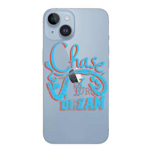Apple iPhone 14  Chase Your Dream Transparent Silicone TPU Θήκη