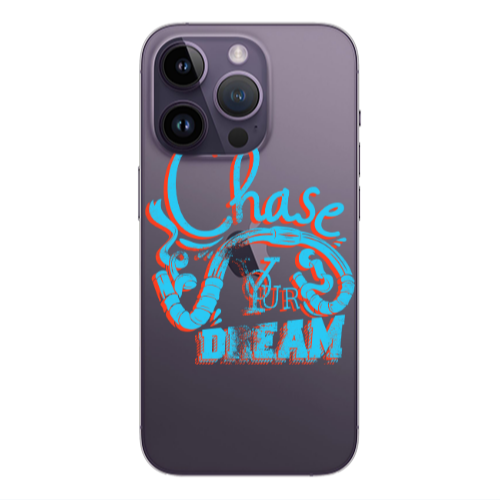 Apple iPhone 14 Pro  Chase Your Dream Transparent Silicone TPU Θήκη