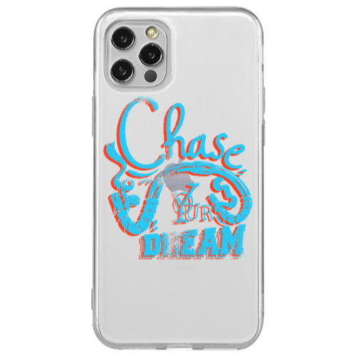 Apple iPhone 12 Pro Chase Your Dream Transparent Silicone TPU Θήκη
