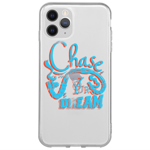 Apple iPhone 12 Pro Max Chase Your Dream Transparent Silicone TPU Θήκη
