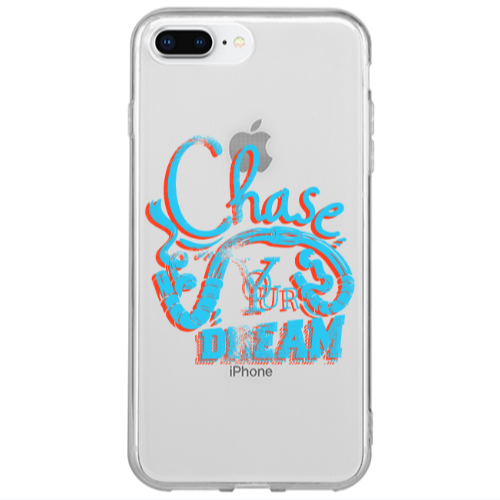 Apple iPhone 7 Plus Chase Your Dream Transparent Silicone TPU Θήκη