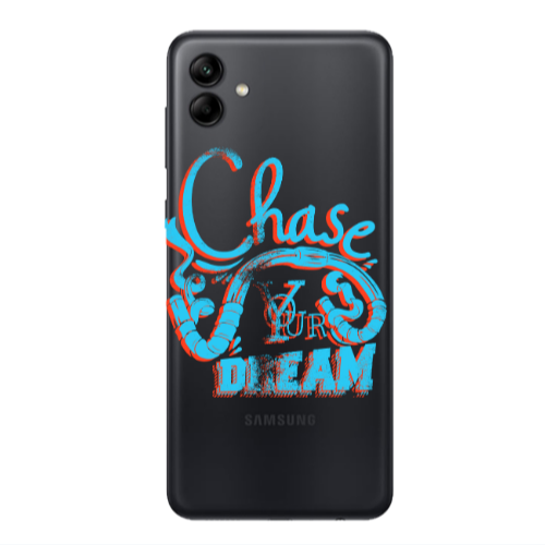 Samsung A04 Chase Your Dream Transparent Silicone TPU Θήκη