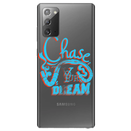 Samsung Note 20 Chase Your Dream Transparent Silicone TPU Θήκη
