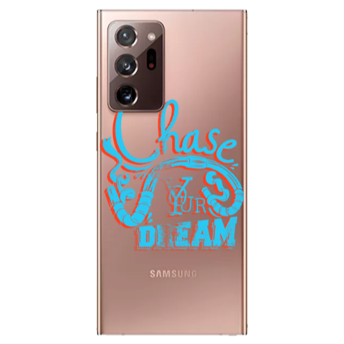 Samsung Note 20 Ultra Chase Your Dream Transparent Silicone TPU Θήκη