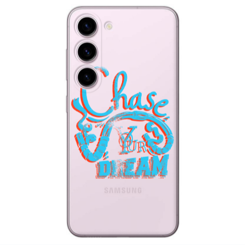Samsung S23 Plus Chase Your Dream Transparent Silicone TPU Θήκη