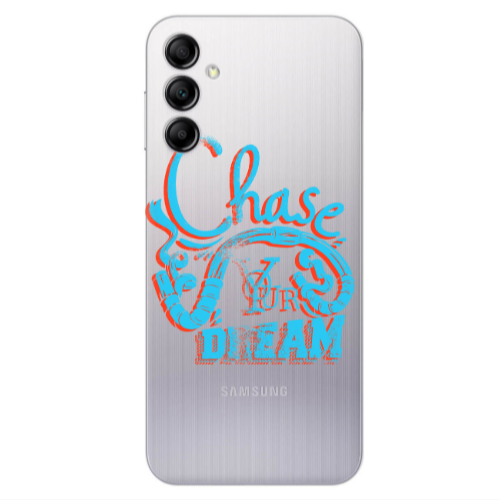 Samsung A24 Chase Your Dream Transparent Silicone TPU Θήκη