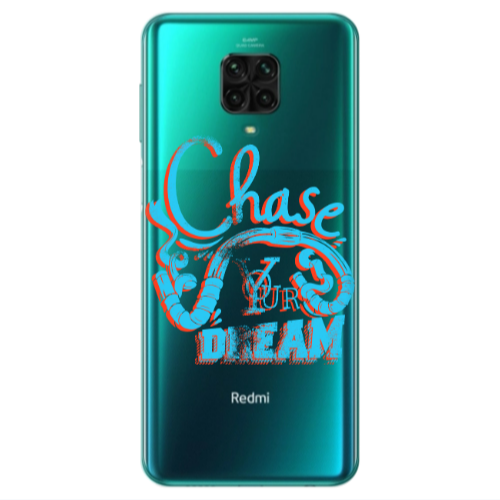 Xiaomi Redmi Note 9S Chase Your Dream Transparent Silicone TPU Θήκη