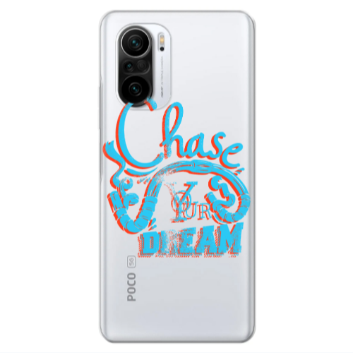 Xiaomi Poco F3 Chase Your Dream Transparent Silicone TPU Θήκη