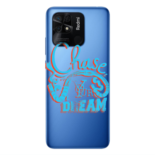 Xiaomi Poco C40 Chase Your Dream Transparent Silicone TPU Θήκη
