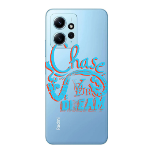 Xiaomi Redmi Note 12 4G Chase Your Dream Transparent Silicone TPU Θήκη