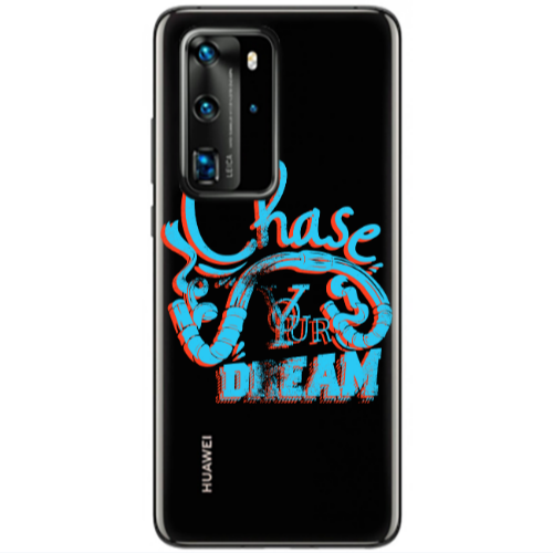 Huawei P40 Pro Chase Your Dream Transparent Silicone TPU Θήκη