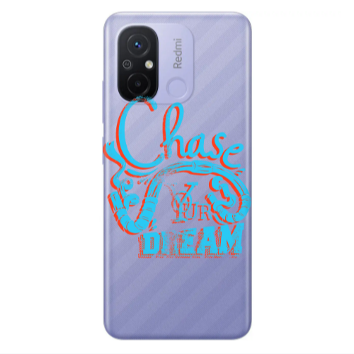 Xiaomi Redmi 12C Chase Your Dream Transparent Silicone TPU Θήκη