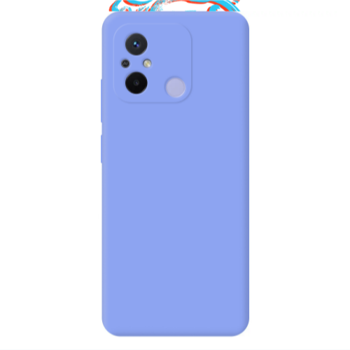 Xiaomi Redmi 12C Chase Your Dream Light Purple Colored Silicone TPU Θήκη