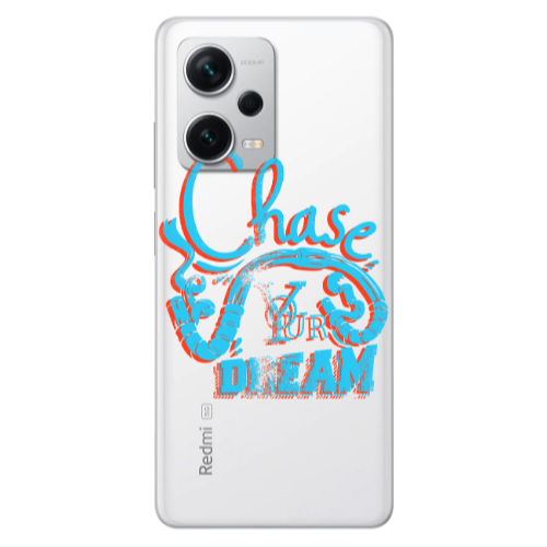 Xiaomi Redmi Note 12 5G Chase Your Dream Transparent Silicone TPU Θήκη