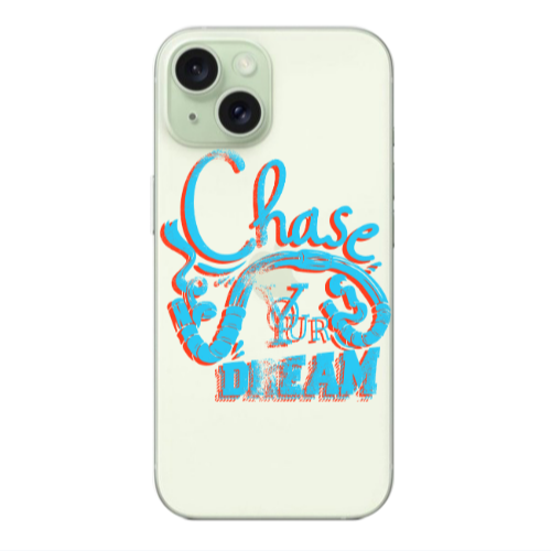 Apple iPhone 15 Chase Your Dream Transparent Silicone TPU Θήκη