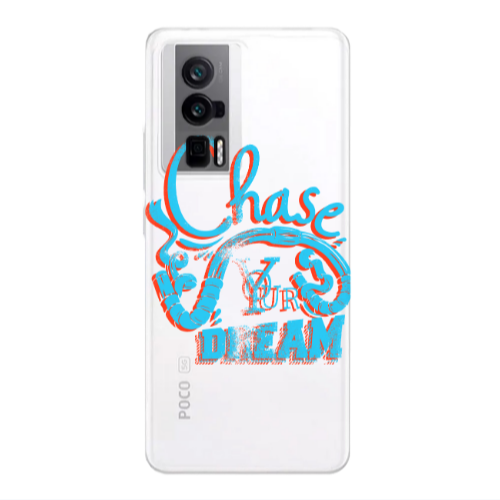 Xiaomi Poco F5 Pro Chase Your Dream Transparent Silicone TPU Θήκη