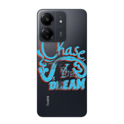 Xiaomi Redmi 13C Chase Your Dream Transparent Silicone TPU Θήκη
