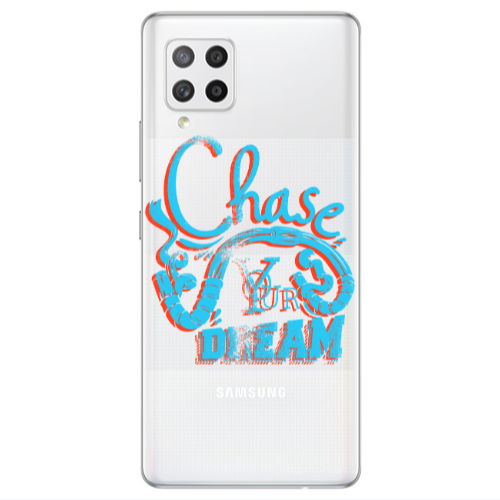 Samsung A42 5G Chase Your Dream Transparent Silicone TPU Θήκη