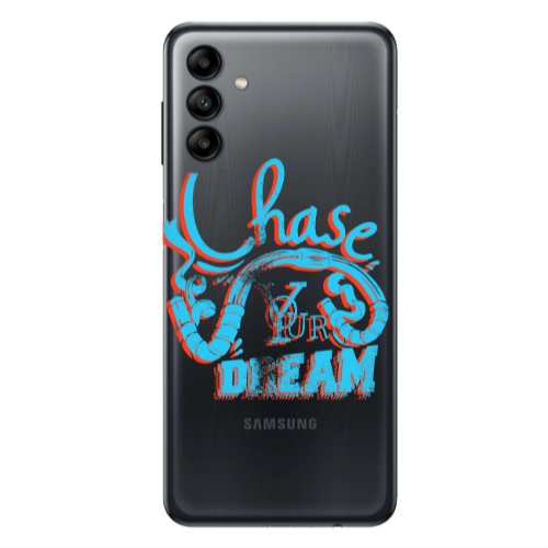 Samsung A13 5G Chase Your Dream Transparent Silicone TPU Θήκη