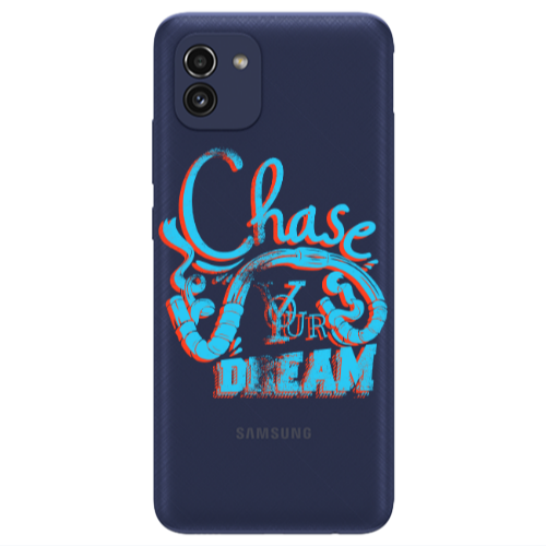 Samsung A03 Chase Your Dream Transparent Silicone TPU Θήκη