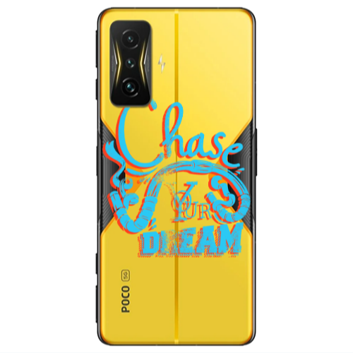 Xiaomi Poco F4 Gt Chase Your Dream Transparent Silicone TPU Θήκη