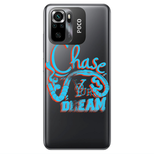 Xiaomi Poco M5 s Chase Your Dream Transparent Silicone TPU Θήκη