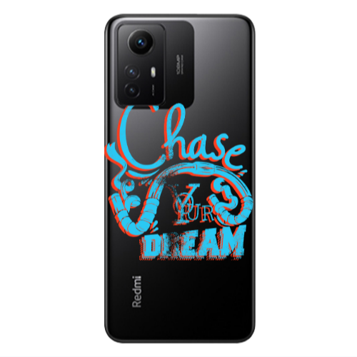 Xiaomi Redmi Note 12s Chase Your Dream Transparent Silicone TPU Θήκη