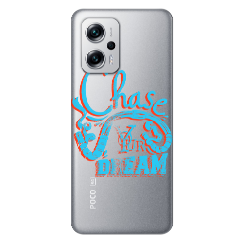 Xiaomi Poco X4 GT Chase Your Dream Transparent Silicone TPU Θήκη
