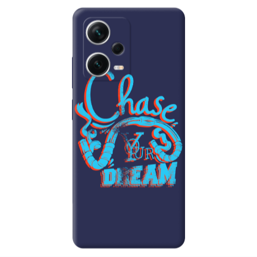 Xiaomi Poco X5 Chase Your Dream Dark blue Colored Silicone TPU Θήκη