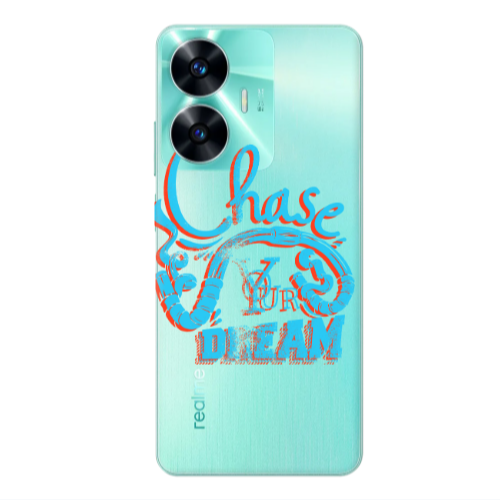 Realme C55 Chase Your Dream Transparent Silicone TPU Θήκη