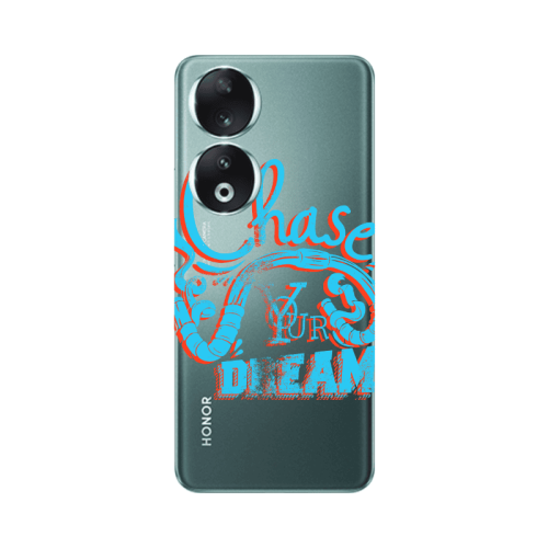 Honor 90 5G Chase Your Dream Transparent Silicone TPU Θήκη