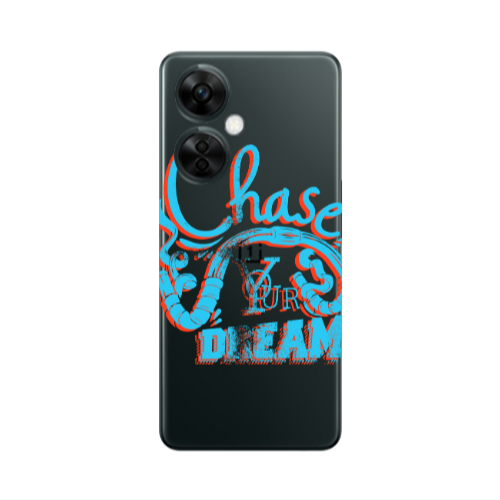 Oneplus Nord CE 3 Lite 5G Chase Your Dream Transparent Silicone TPU Θήκη