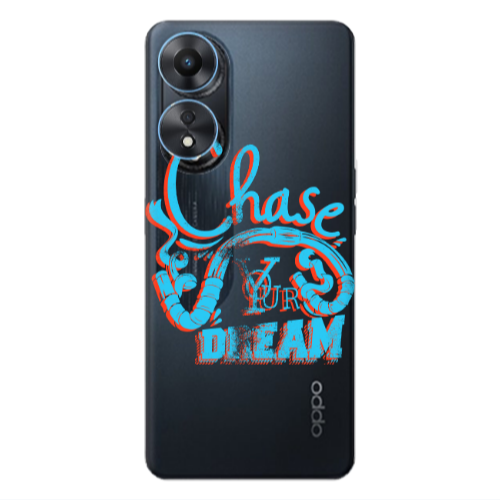 Oppo A 98 Chase Your Dream Transparent Silicone TPU Θήκη