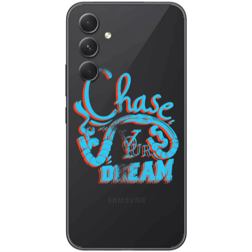 Samsung Galaxy A25 Chase Your Dream Transparent Silicone TPU Θήκη